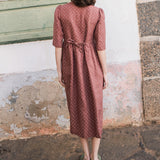 RONDA button down linen dress