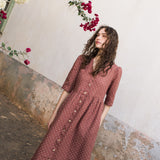 RONDA button down linen dress