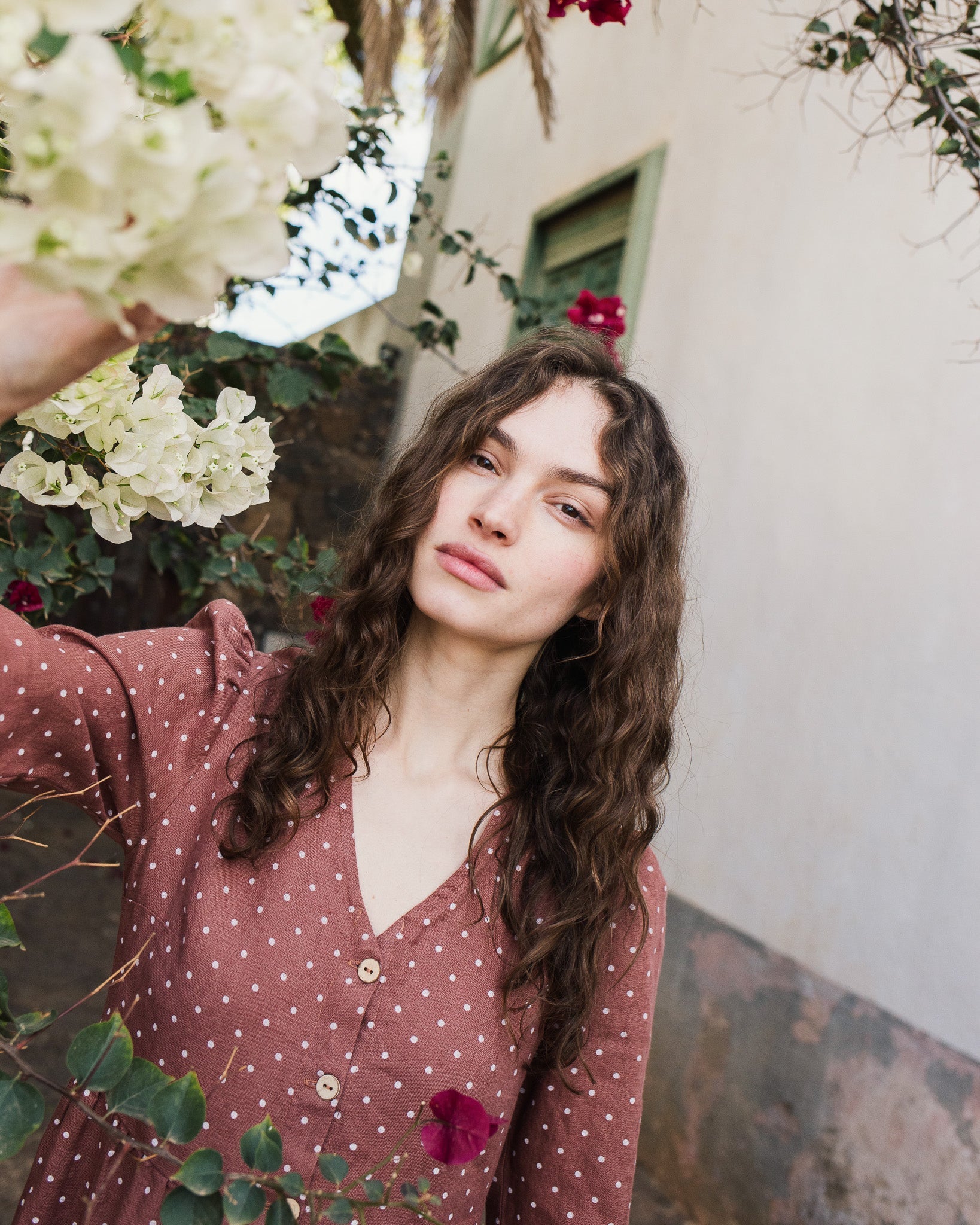 RONDA button down linen dress - notPERFECTLINEN