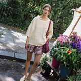 OLD LONDON oversized linen top