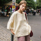 OLD LONDON oversized linen top