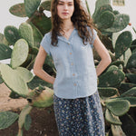 NOOSA collar linen shirt - notperfectlinen