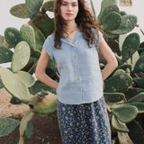 NOOSA collar linen shirt - notperfectlinen