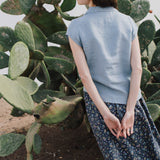 NOOSA collar linen shirt - notperfectlinen