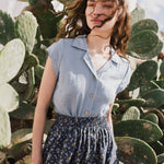 NOOSA collar linen shirt - notperfectlinen