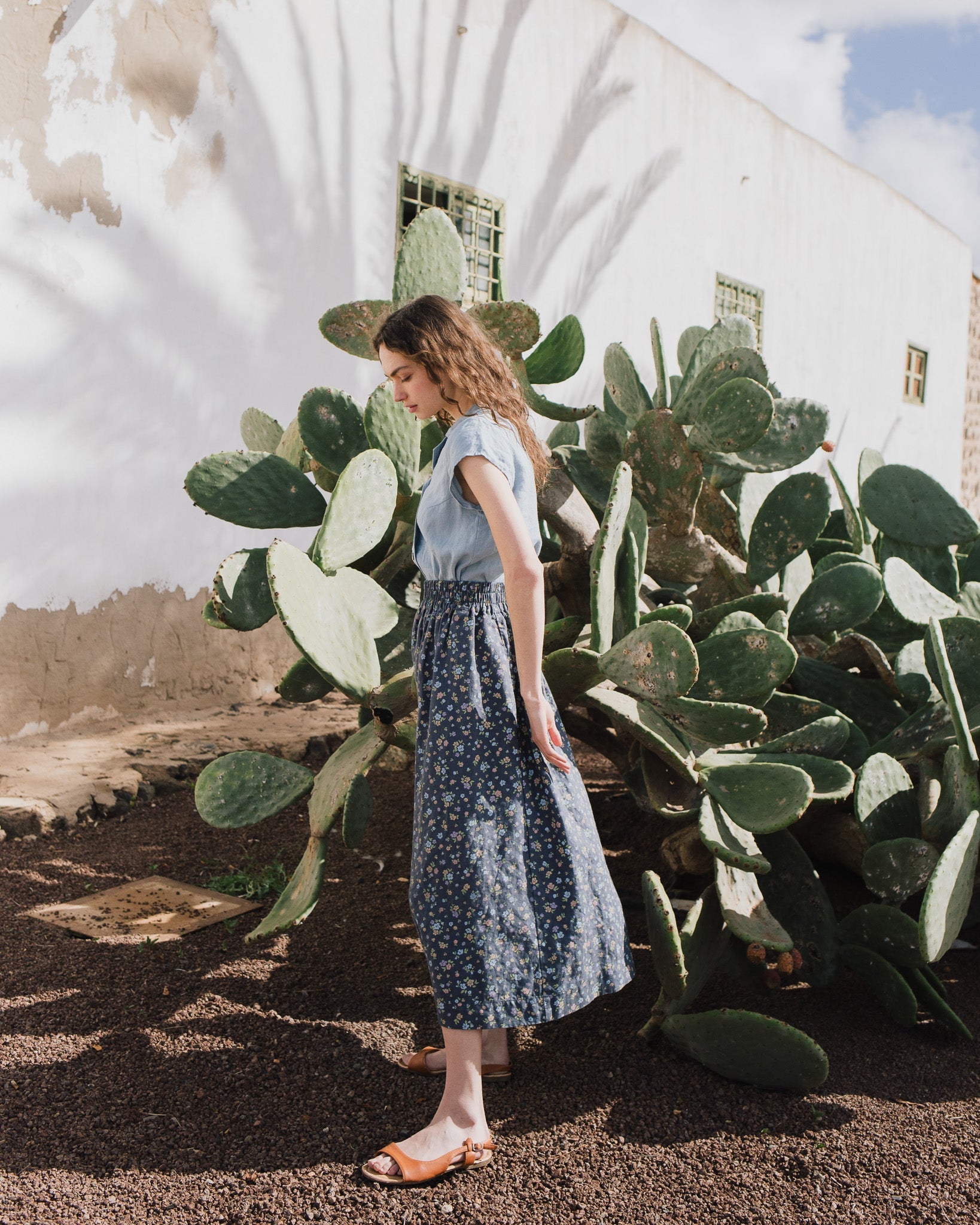 NOOSA collar linen shirt - notperfectlinen