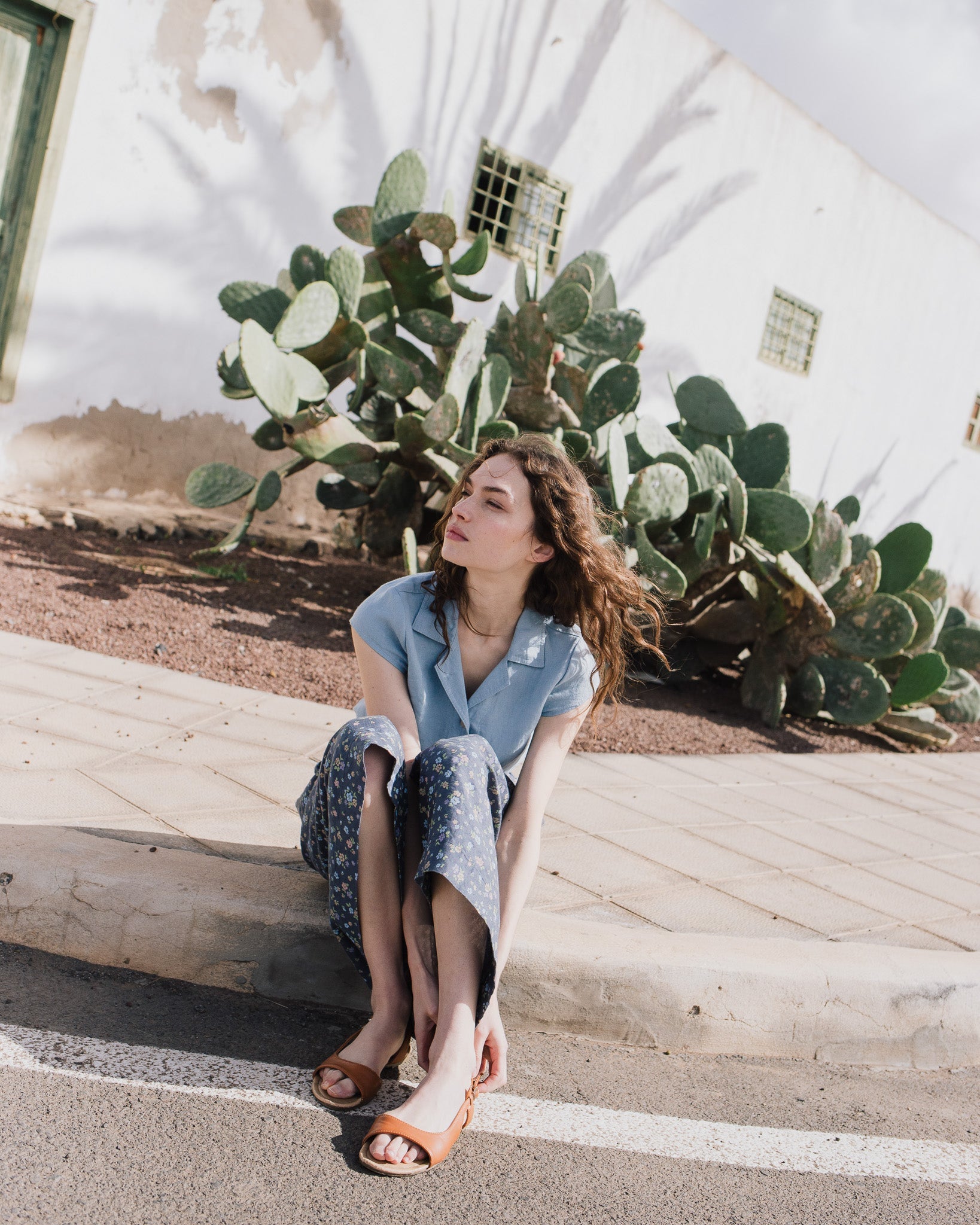 NOOSA collar linen shirt - notperfectlinen