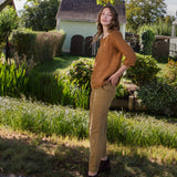 JANUARY loose linen top