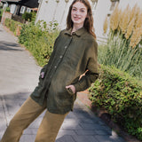 ORVAL oversized linen shirt