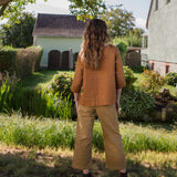 JANUARY loose linen top