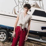 SARAH fit and flare pants - notPERFECTLINEN