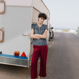 SIENNA fitted linen top - notPERFECTLINEN