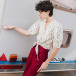 SARAH fit and flare pants - notPERFECTLINEN