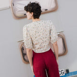 ELLA knot front button shirt linen - notperfectlinen