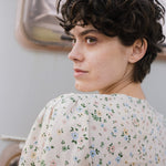 ELLA knot front button shirt linen - notperfectlinen