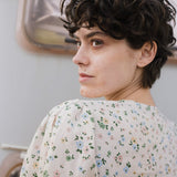 ELLA knot front button shirt linen - notperfectlinen