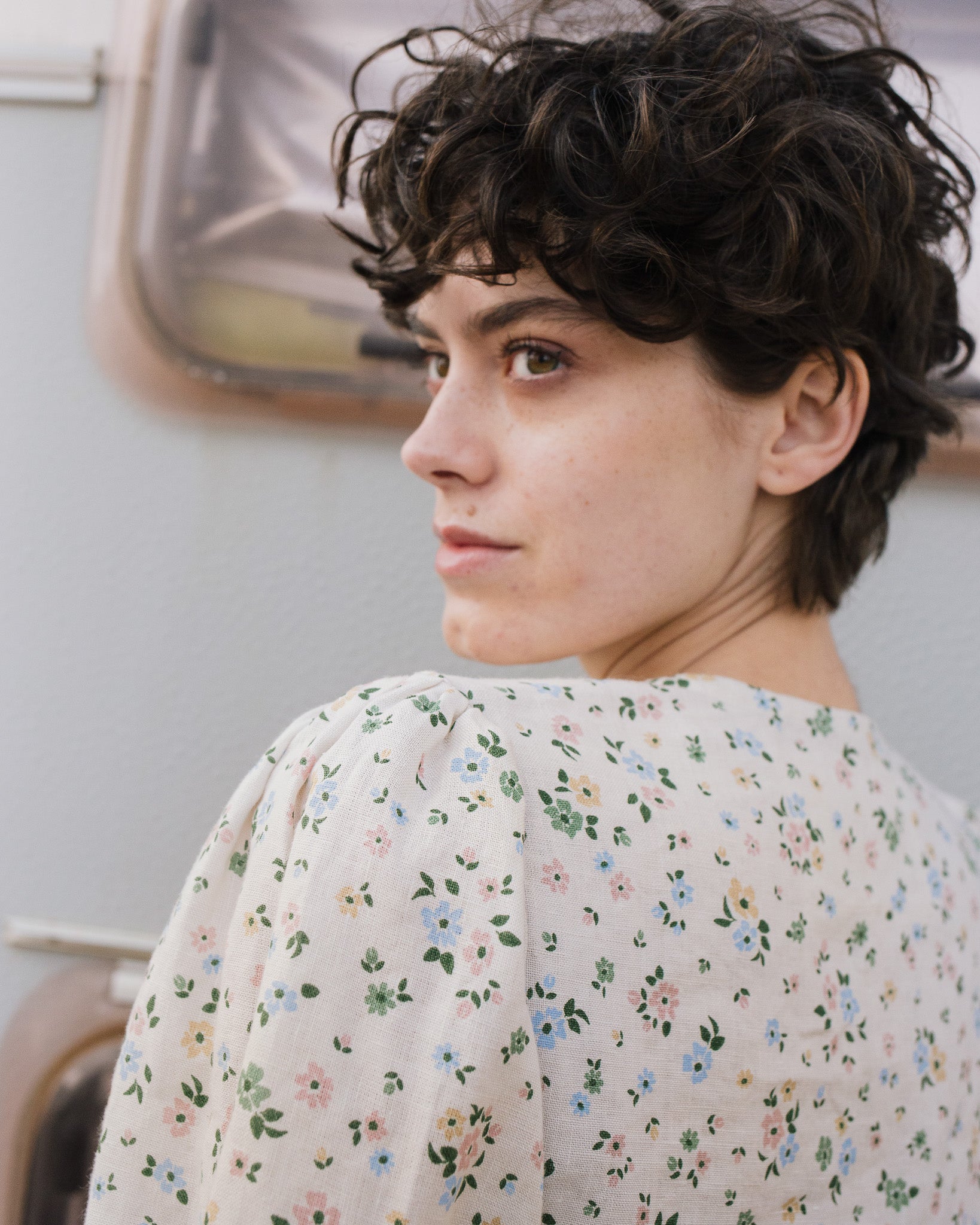 ELLA knot front button shirt linen - notperfectlinen