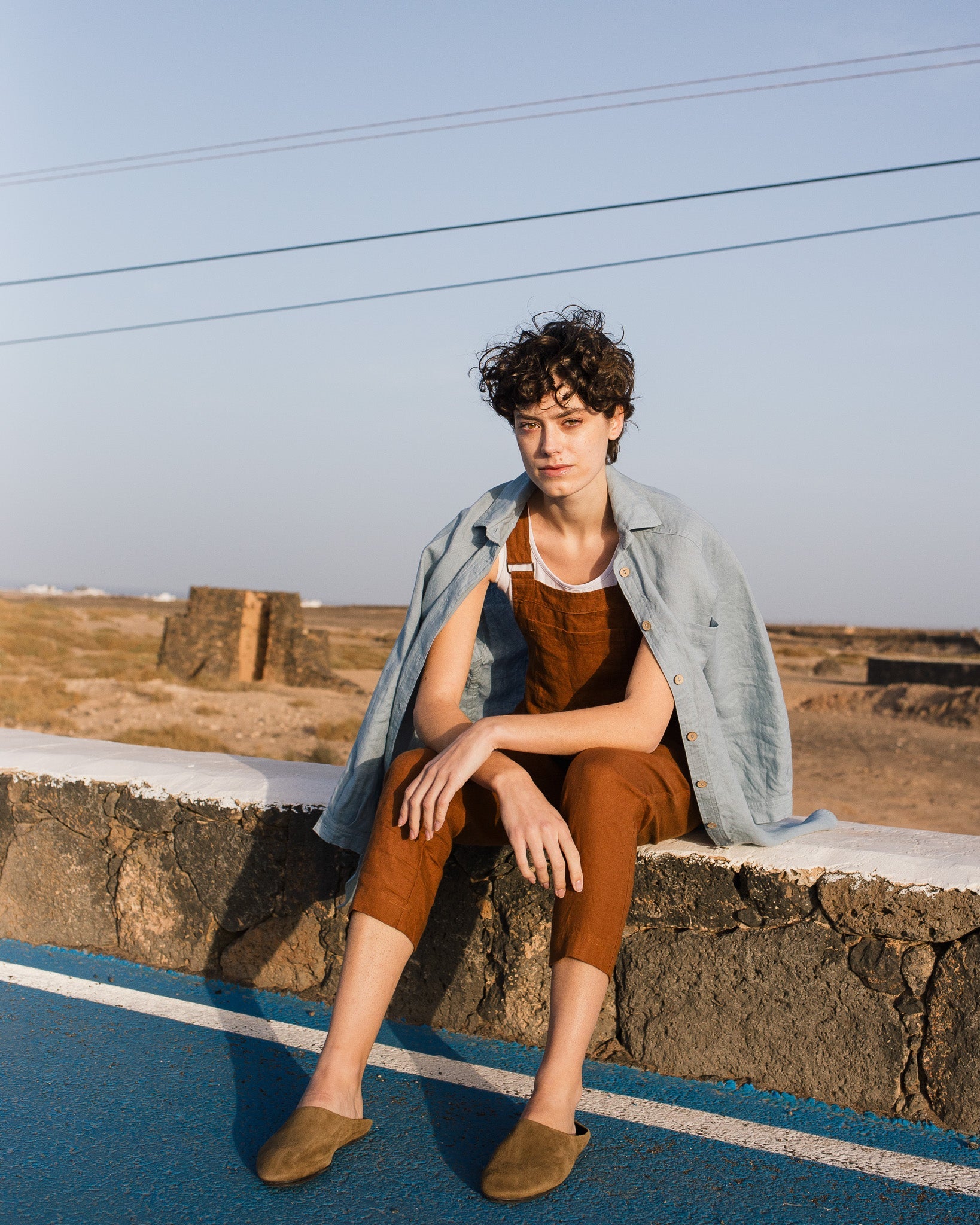 EVEREST linen jumpsuit - notperfectlinen