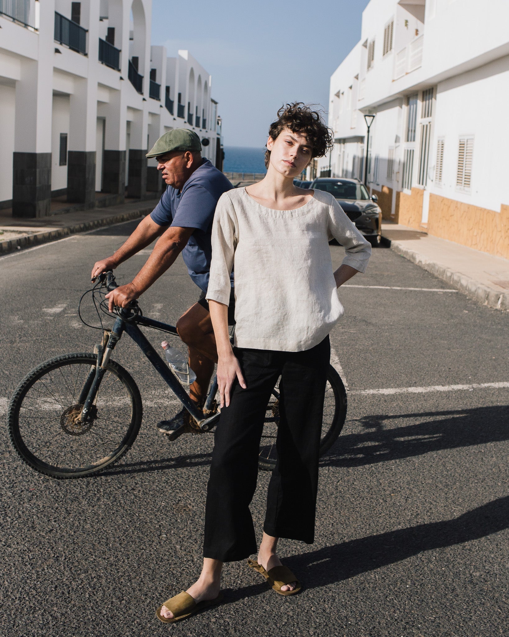 JANUARY loose linen top - notperfectlinen