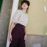 SARAH fit and flare pants - notPERFECTLINEN