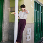 SARAH fit and flare pants - notPERFECTLINEN