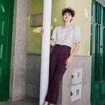 SARAH fit and flare pants - notPERFECTLINEN