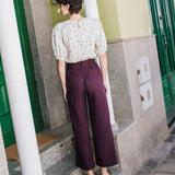 SARAH fit and flare pants - notPERFECTLINEN