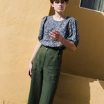 SARAH fit and flare pants - notPERFECTLINEN