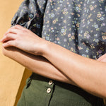 SARAH fit and flare pants - notPERFECTLINEN