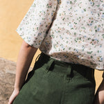 SARAH fit and flare pants - notPERFECTLINEN