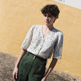 SARAH fit and flare pants - notPERFECTLINEN