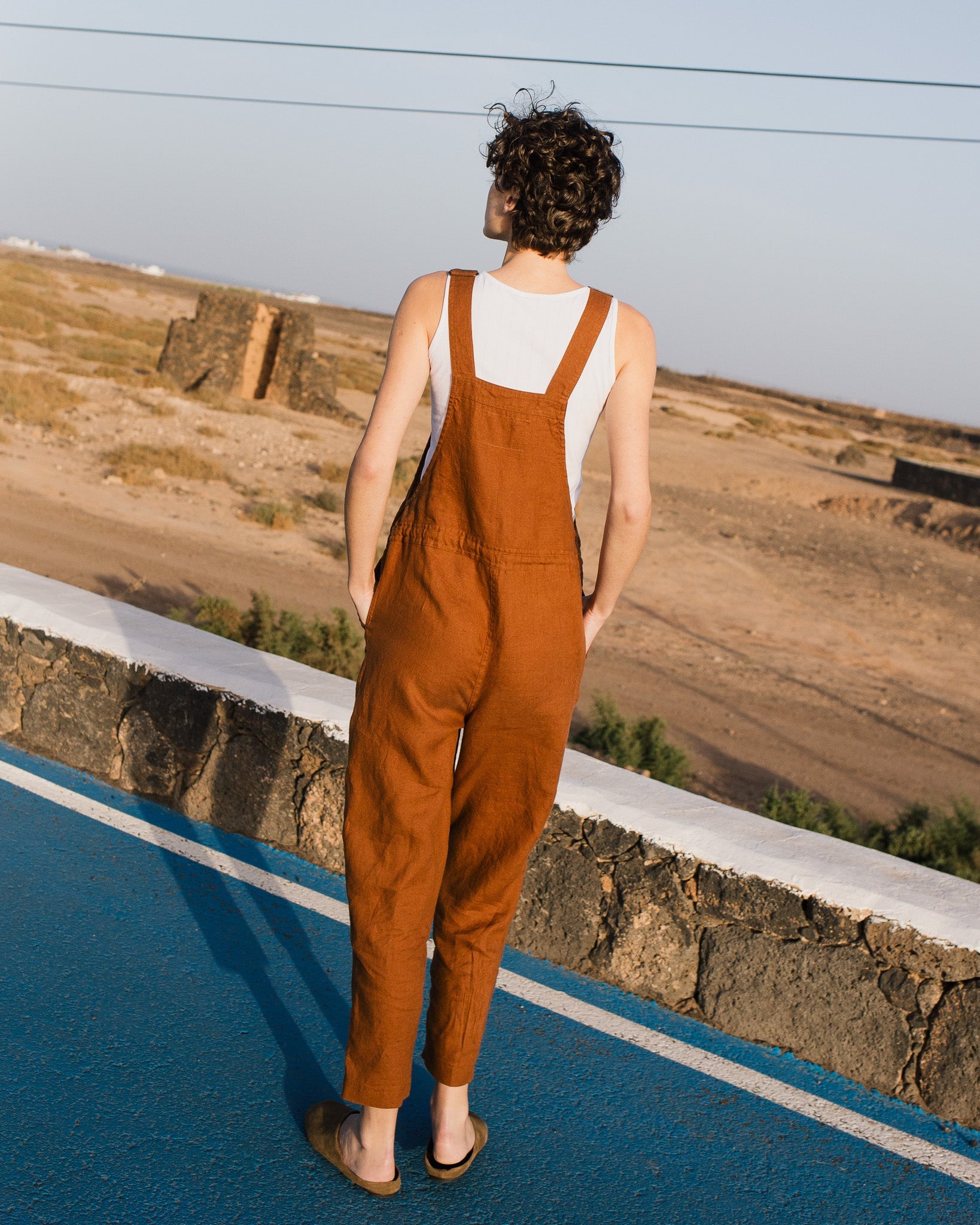 EVEREST linen jumpsuit - notperfectlinen