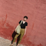 YAMBA cropped linen pants - notPERFECTLINEN