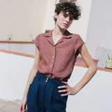 R: DOOLIN high-waisted linen pants (Size: S; Color: Beige)