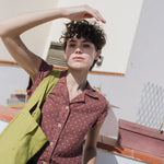 NOOSA collar linen shirt - notperfectlinen