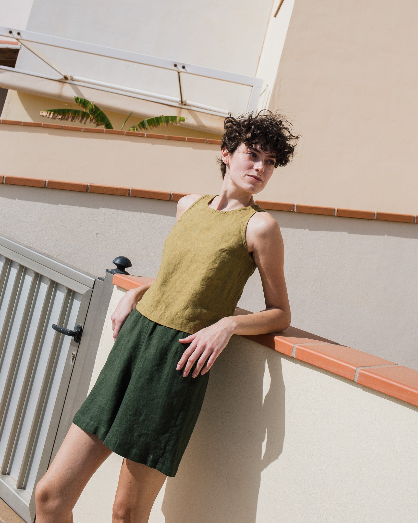 MAIN casual linen shorts - notperfectlinen