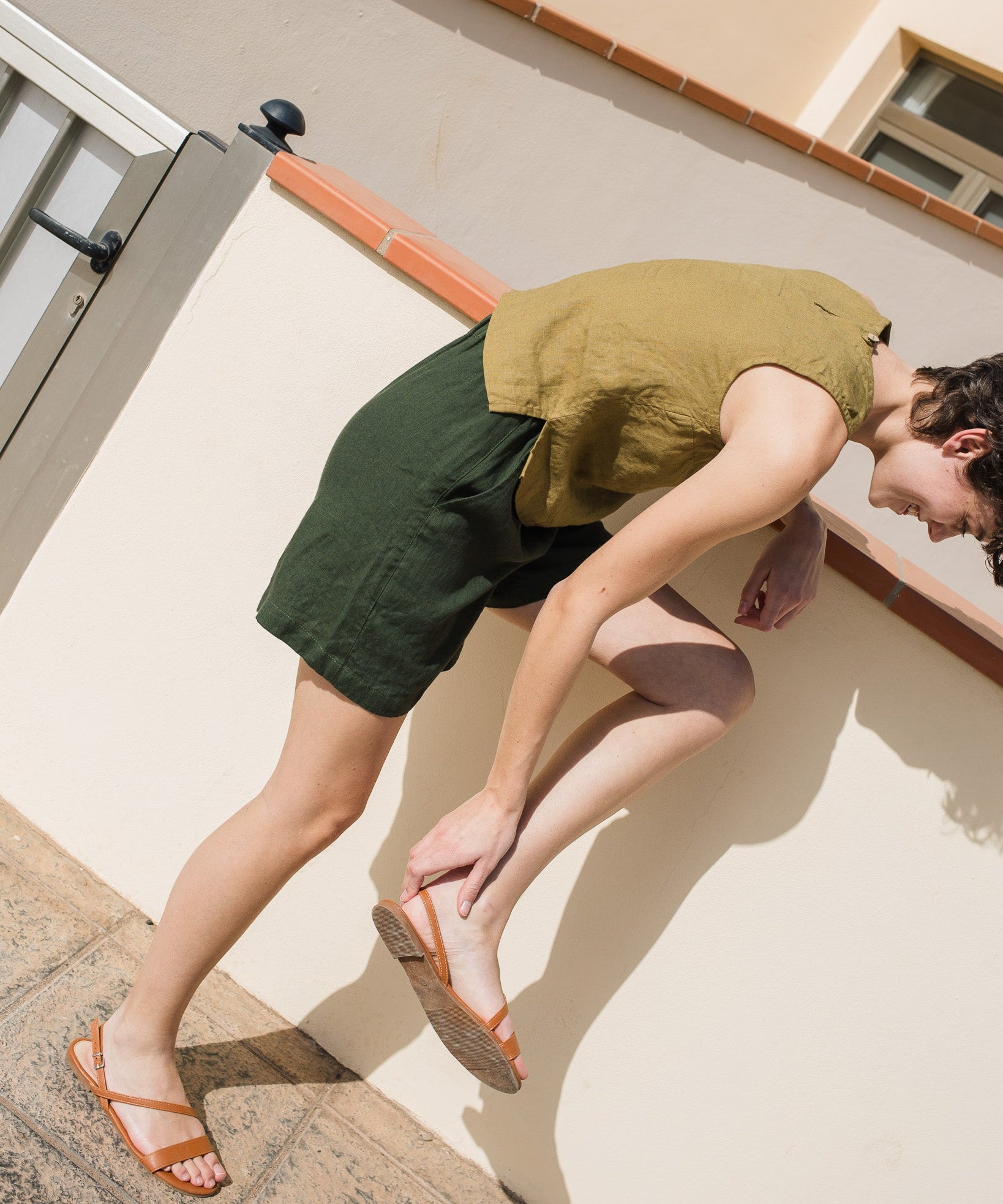 MAIN casual linen shorts - notperfectlinen