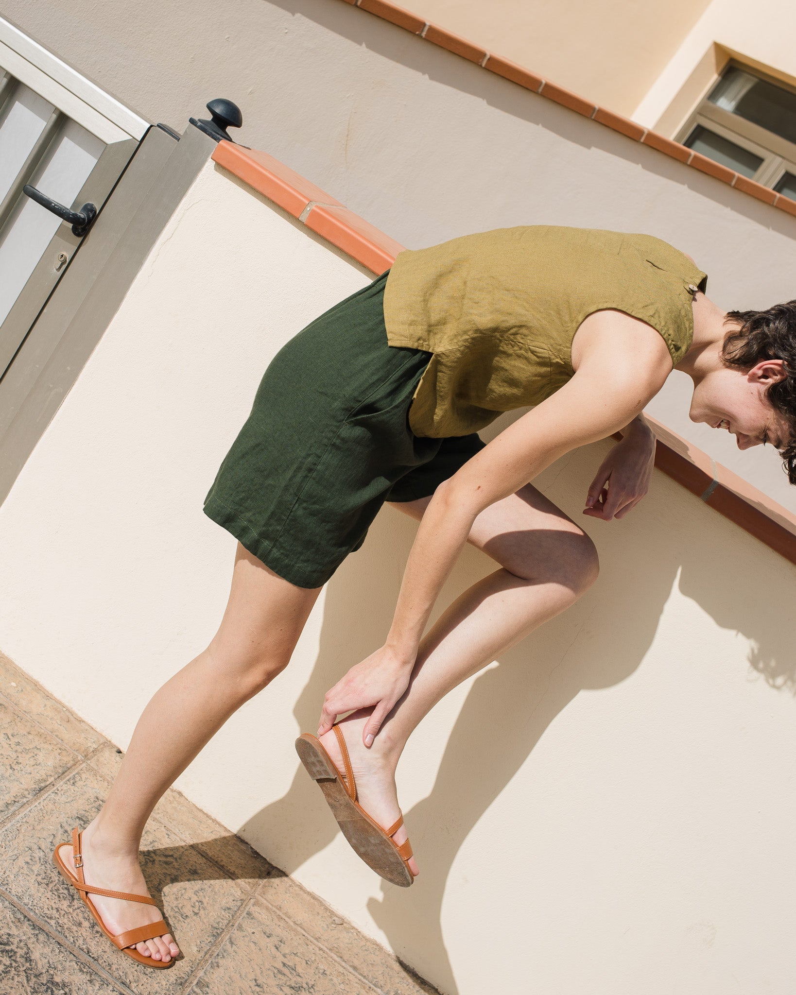 MAIN casual linen shorts - notperfectlinen