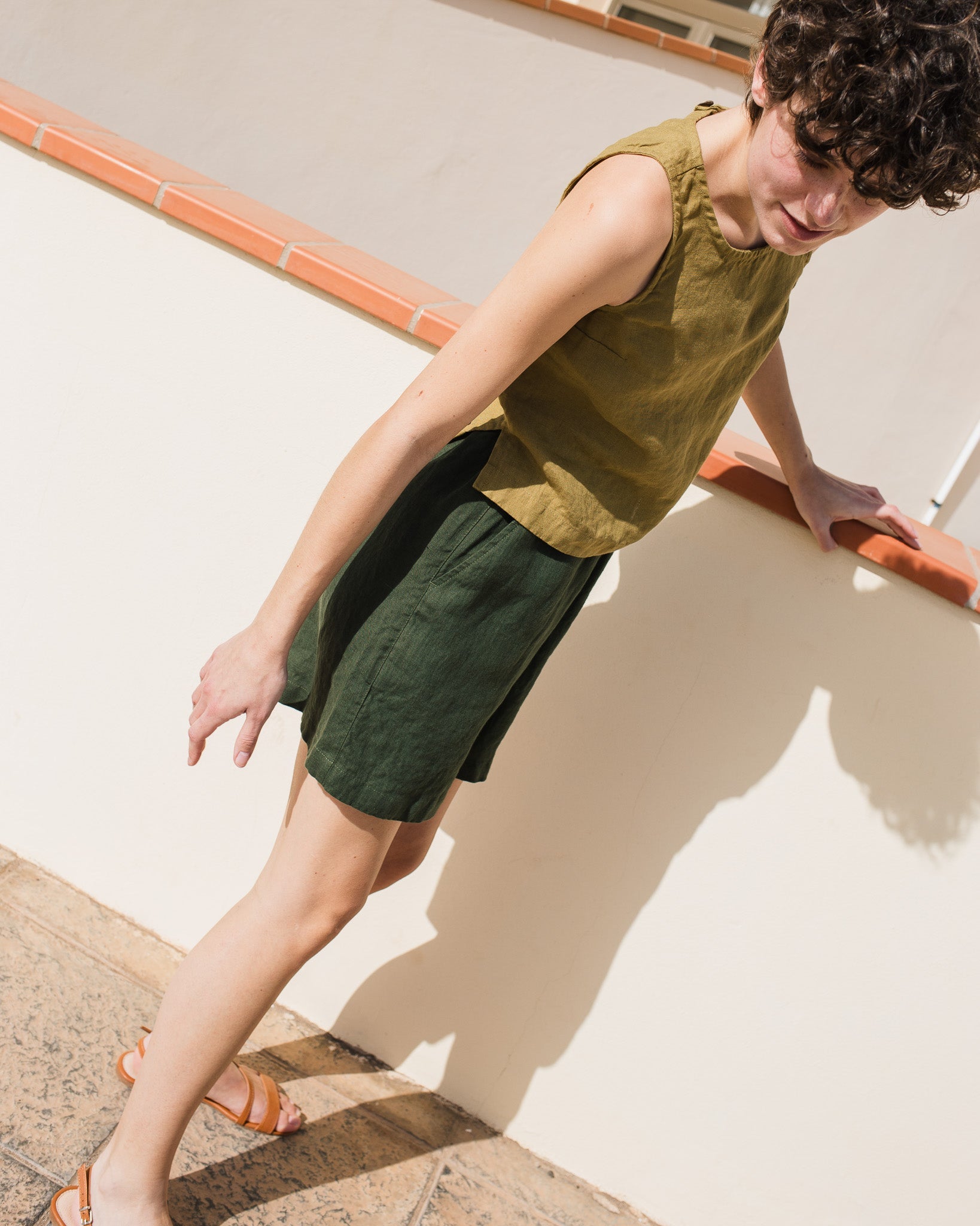 MAIN casual linen shorts - notperfectlinen