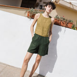 MAIN casual linen shorts - notperfectlinen