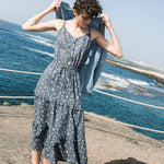 JULIETTE tiered slip linen dress - notperfectlinen