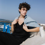 LANGLEY-2 maxi slip linen dress - notperfectlinen