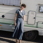 Maxi WELS wide leg linen pants - notperfectlinen