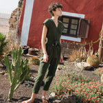 MARGARET wrap linen jumpsuit - notperfectlinen