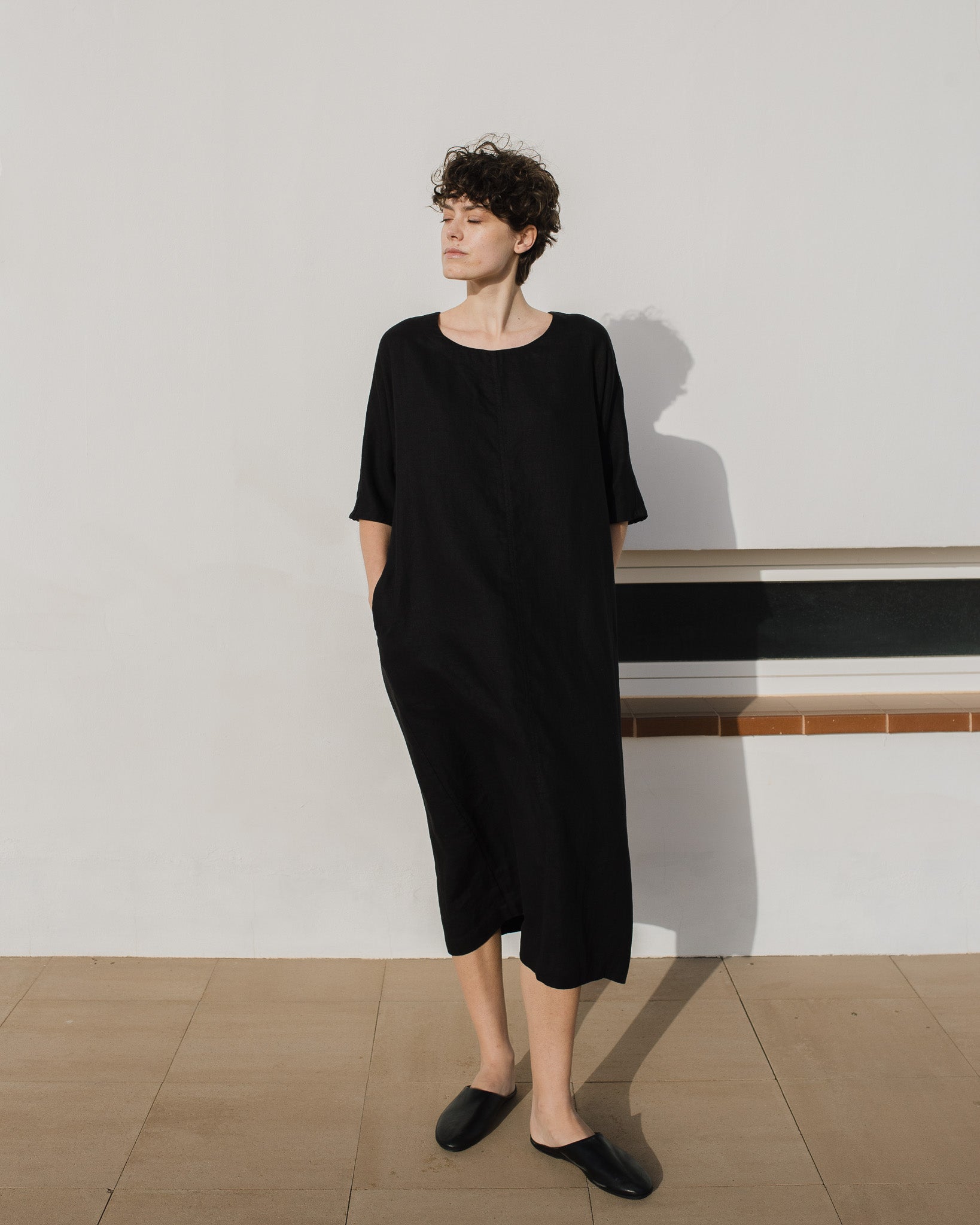 SEUL maxi linen tunic - notPERFECTLINEN