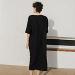 SEUL maxi linen tunic - notPERFECTLINEN