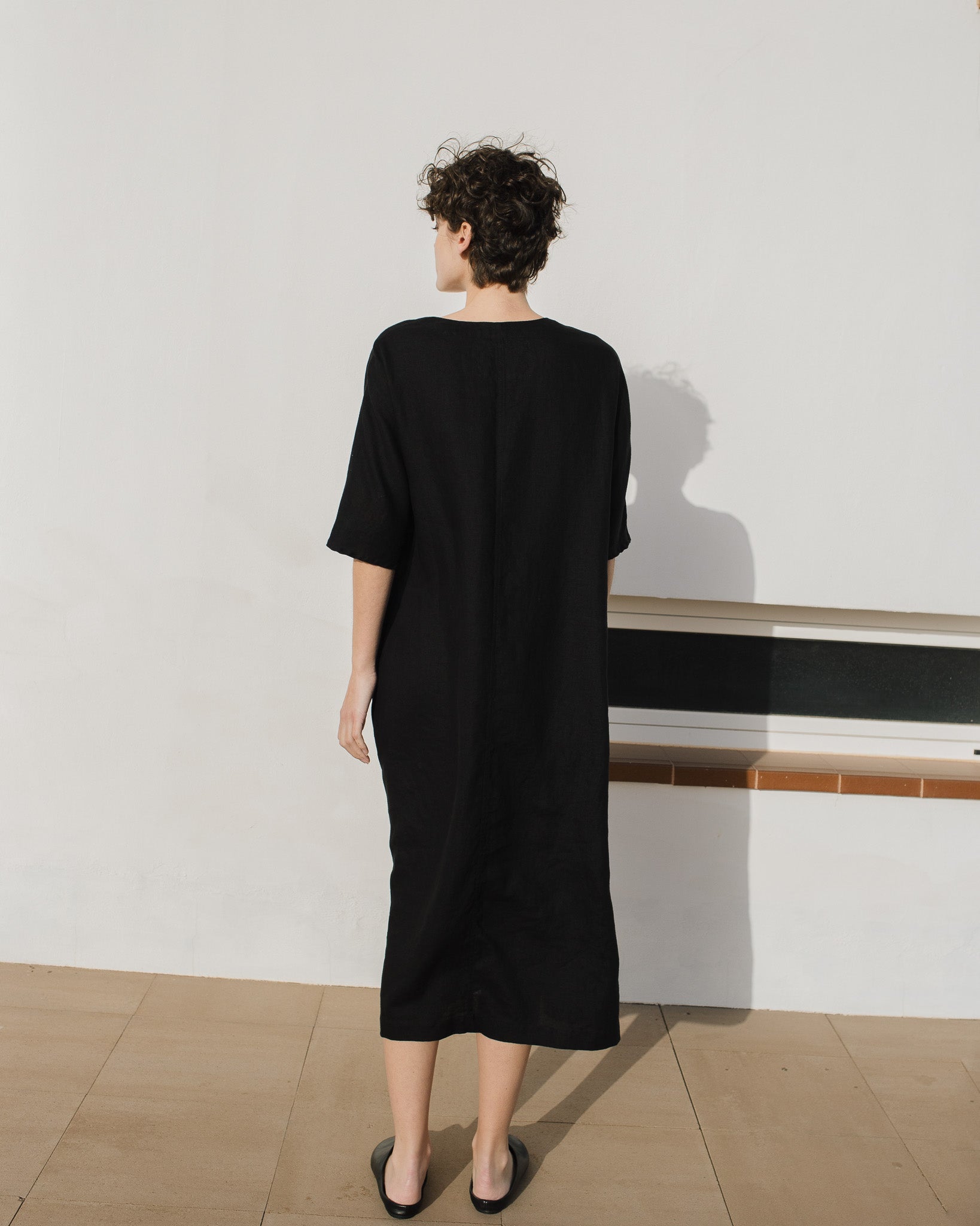 SEUL maxi linen tunic - notPERFECTLINEN