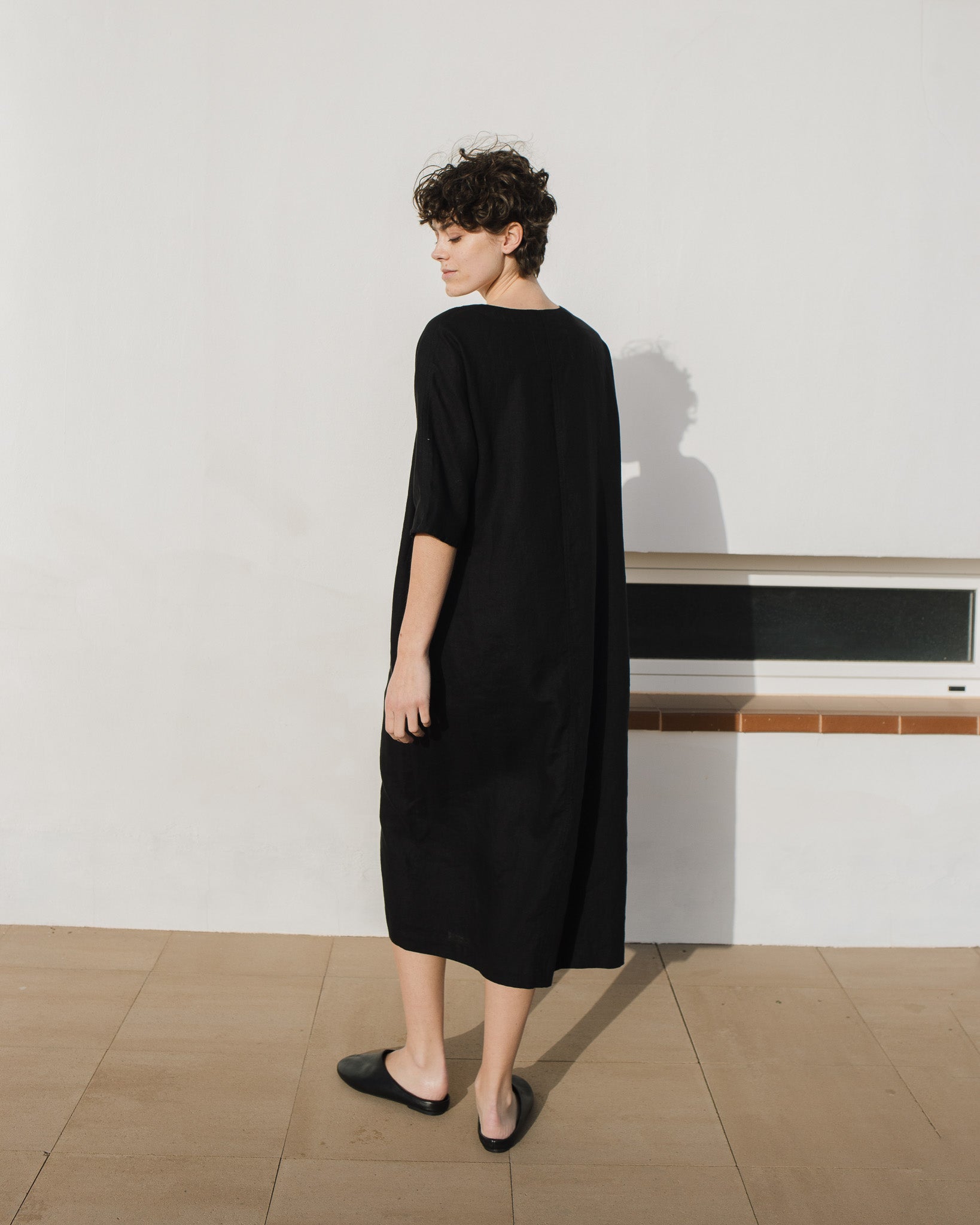 SEUL maxi linen tunic - notPERFECTLINEN