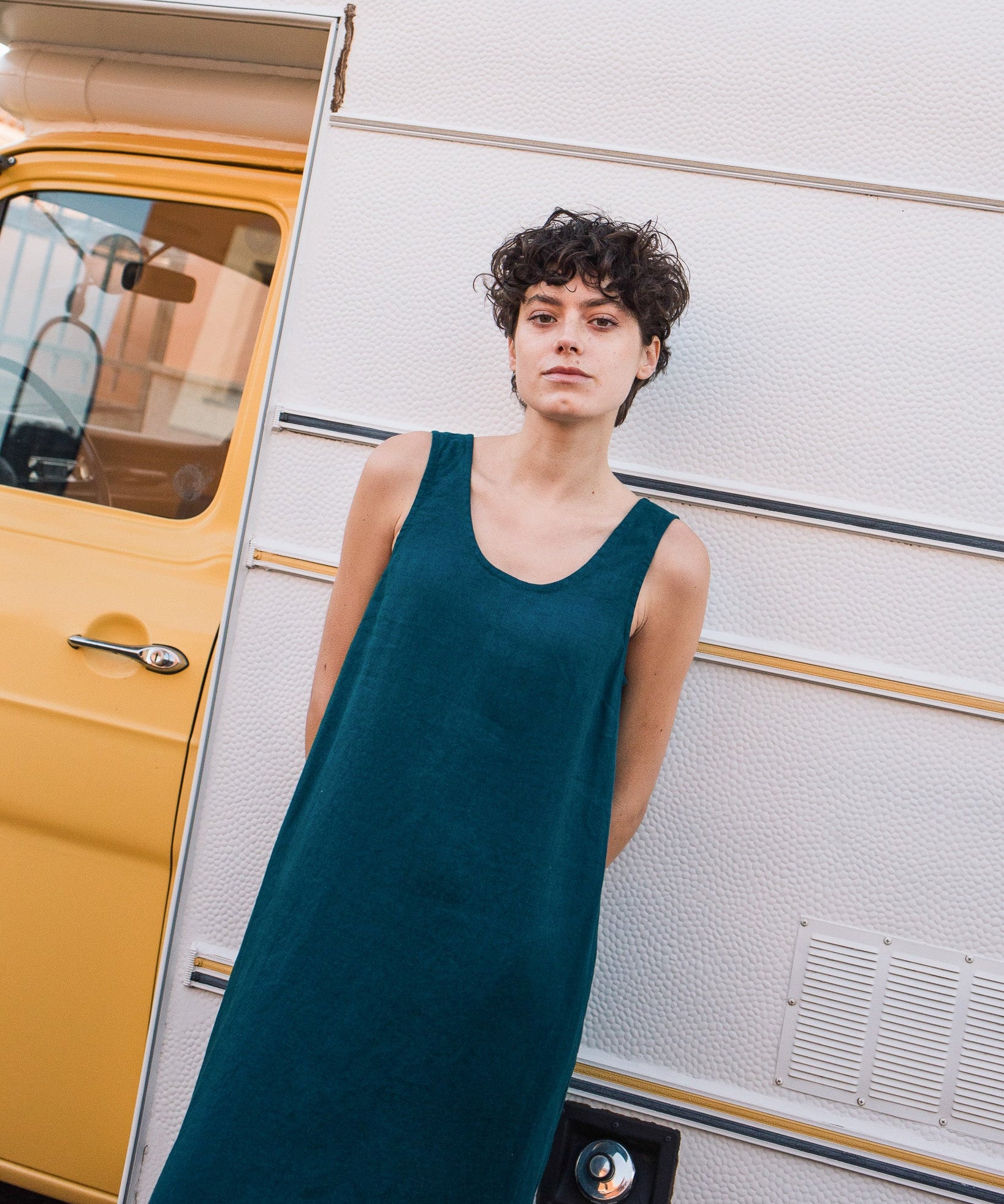 SARDINIA long linen dress - notPERFECTLINEN