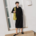SEUL maxi linen tunic - notPERFECTLINEN
